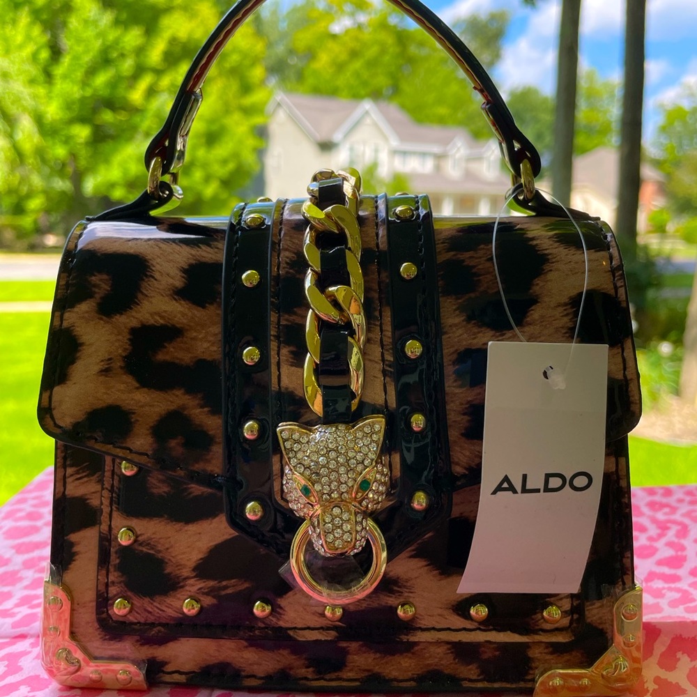 NWT!🐆🐆ALDO MINIBARO MINI SATCHEL!